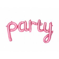Fóliový balónek PARTY růžový - 80 cm
